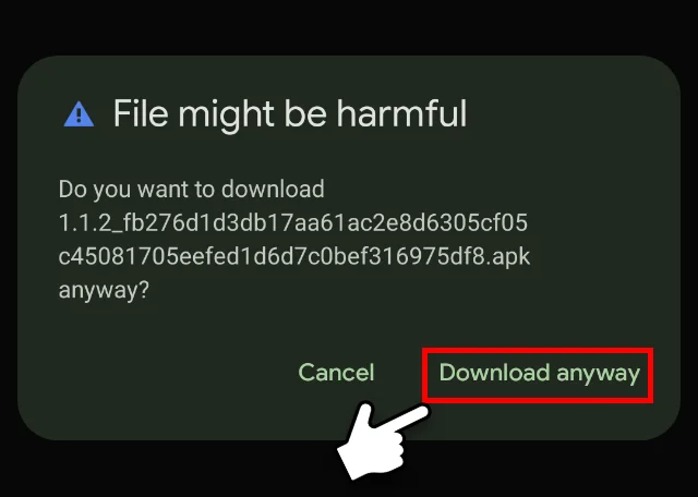 File might be harmful